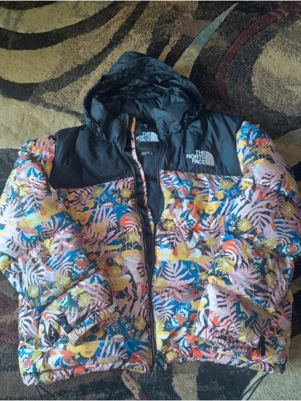 The North Face Floral Puffer Jacket